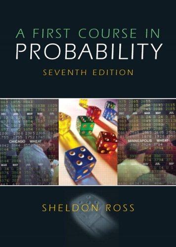 Cover of A First Course in Probability