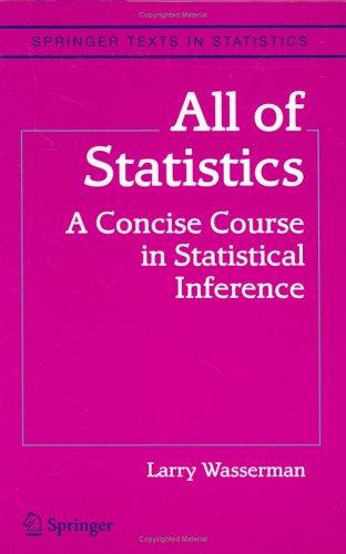 Cover of All of Statistics