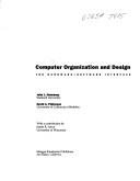 Cover of Computer Organization and Design