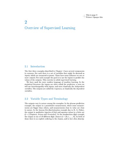 Cover of The Elements of Statistical Learning